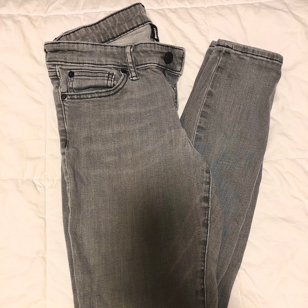 Light wash gray jeans